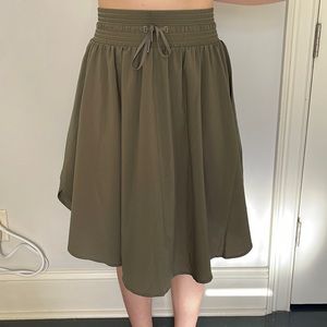 Lululemon skirt. Olive green, size 6.